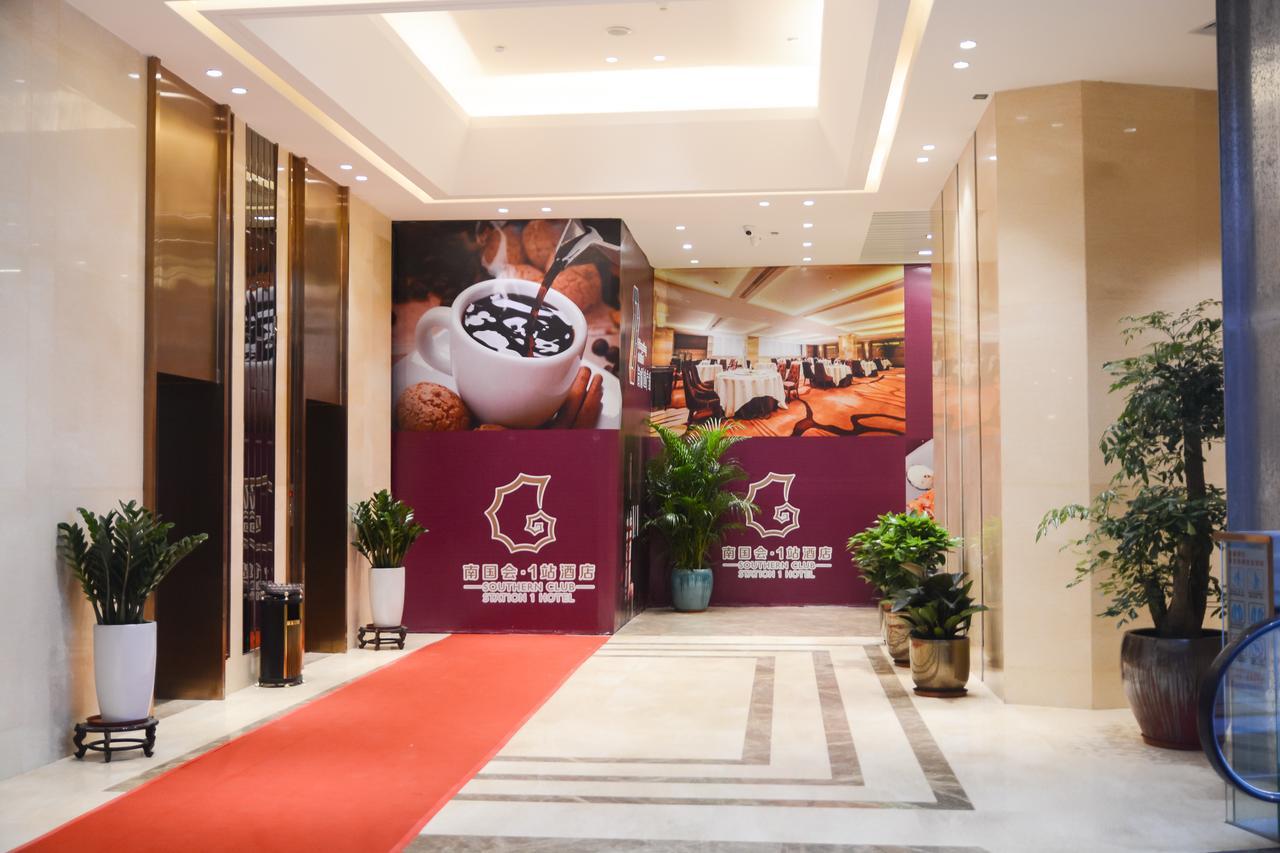 Southern-Club Station 1 Hotel-Free Canton Fair Shuttle Bus Exteriör bild